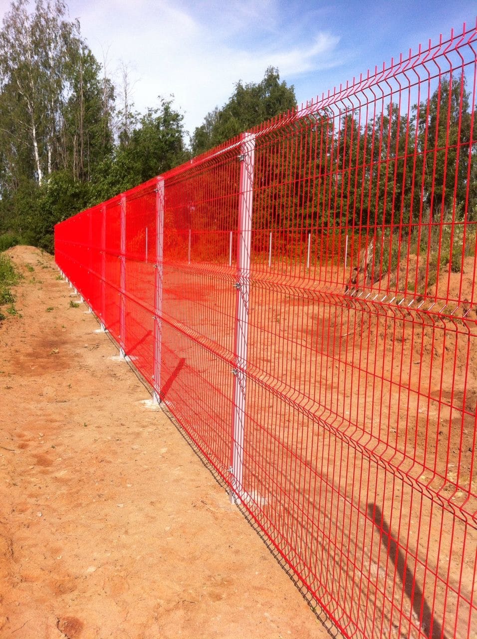 Забор из металла под ключ